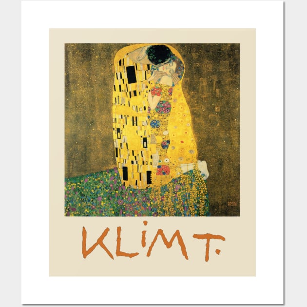 The Kiss by Gustav Klimt Wall Art by MasterpieceCafe